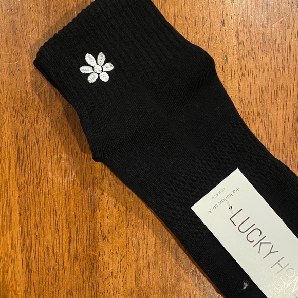 NWT Lucky Honey Gripper Socks OS - Picture 2 of 5